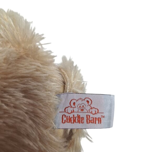 Cuddle Barn Animated Plush Dog Sings & Moves Ears Tan Green Polka Dot Bow 14" - Picture 6 of 7